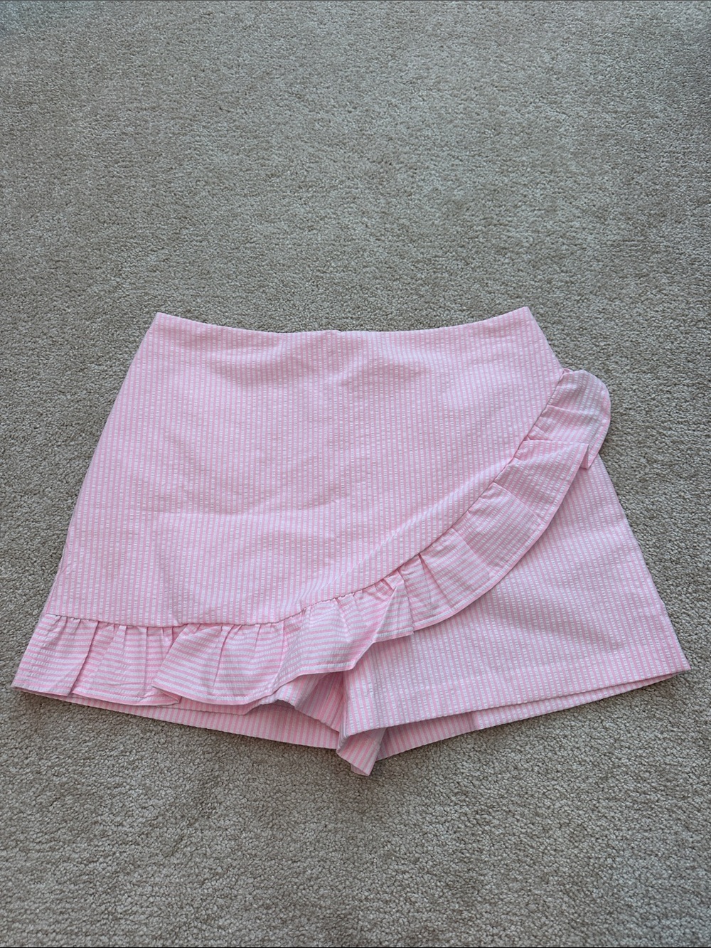 Lilly Pulitzer Pink Ruffle Wrap Skort